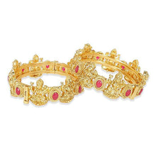 Load image into Gallery viewer, Laxmi Bangles with Ruby