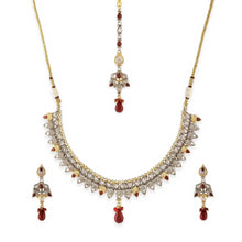 Load image into Gallery viewer, Necklace set with Maang Tikka