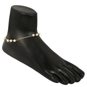 Elegant Pearl Anklet