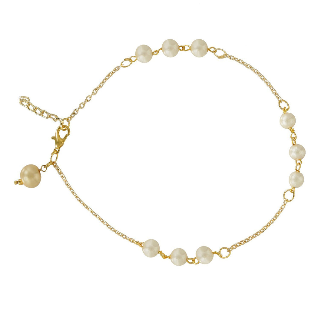 Elegant Pearl Anklet