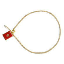 Load image into Gallery viewer, Gold Plated Stylish Charm Anklet